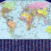 Політична карта світу фотография