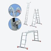 Универсальная алюминиевая шарнирная лестница MultiMatic KRAUSE фото