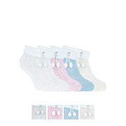 Носки SOF-TIKI для новорожденных размер 8-10 с помпончиками