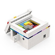 MOC DIY Rainbow Road Puzzle Коробка 230 шт. Кирпичи Строительный блок Набор Сборка разведывательная игрушка фото