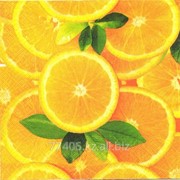 Салфетка для декупажа Апельсины принт фото