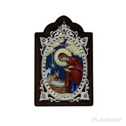 Икона из ювелирного сплава Рождество Христово 2.78.0694лп