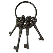 Вешалка-крючок настенная “Ключи“ 21 см. арт.YM-KR-0624 фото