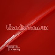 Ткань Лакированный кожзам плотный(красный) 1116