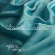 Ткань Шифон шелк (мятно-голубой) 3650