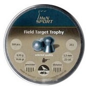 Пули пневматические Н&N Field Target Trophy 5,5 мм 0,95 грамма (500 шт.) headsize 5,53 мм фотография