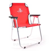 Кресло-шезлонг алюминий, красный (AKS-08R) Кедр фото