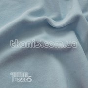 Ткань Велюр хб ( бледно голубой ) 4546