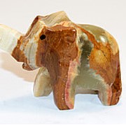 Сувенир “Слон“ из оникса 7 см фото