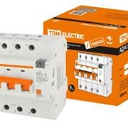 Дифференциальный автомат АД14 4P, C40, 100 мА, 4,5 кА, тип АС, 5 мод, TDM ELECTRIC SQ0204-0140 Диф.автомат АД14 4P, C40, фото