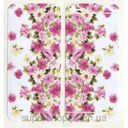 Виниловая наклейка для iPhone 5/5s Цветы + заставка 182-1782022