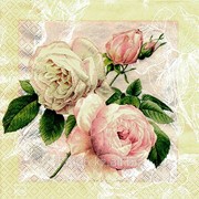 Салфетка для декупажа Открытка с розами фотография