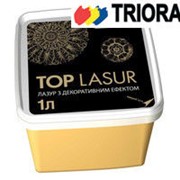 Декоративная лазурь “TOP Lasur“ Triora Золото 1Литр фотография