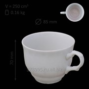 Чашка чайная “Тюльпан“ 250 мл белая фото