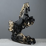Сувенир “Конь на дыбах“ 44 см, чёрный фото