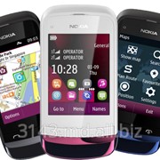 Мобильный телефон Nokia C2-03 (Chrome Black) dual sim фото