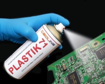Лак-спрей PLASTIK-71, 200мл прозрачное защитное покрытие для печатных ...