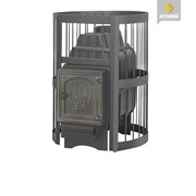 Чугунная печь «Везувий» ЛЕГЕНДА Стандарт 28 (ДТ-4) б/в фото