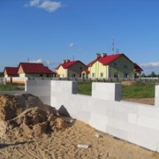 Строительные стеновые блоки несъемной опалубки. фото