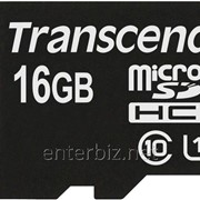 Карта памяти MicroSDHC 16GB Transcend Class 10 UHS-I Premium (TS16GUSDCU1) фотография