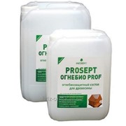 Огнебиозащитный состав 2ая группа PROSEPT ОгнеБио PROF 2 - красно коричневый гот.состав, 10 литров