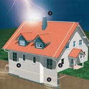 Устройства для защиты домов и сооружений от разрядов молнии фото