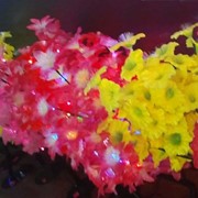 Деревья светодиодные LED кусты, 0,8 м. Цвет; Красный, розовый, желтый, белый, синий, молочный, синий-красный