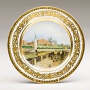 Декоративная тарелка Вид на Кремль фото