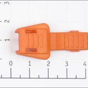 Концевик пластик Z43-23 крокодильчик цв оранжевый S234 (уп 100,500шт) фотография