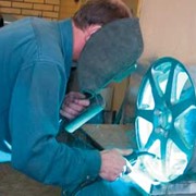 Ремонт литых дисков фото