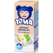 Питьевой йогурт ТЁМА груша/яблоко 2,8%, 210 г