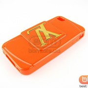 Накладка iPhone 4S LV (гелевый с подставкой) оранжевый 70523c фотография