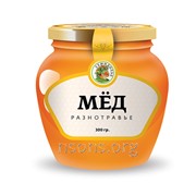 Мёд натуральный разнотравье, 300 гр