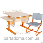 Набор школьной мебели Дэми СУТ.14-02 клен/оранжевый со стулом