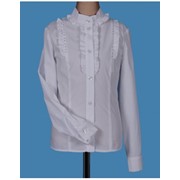 Блуза школьная белая фото