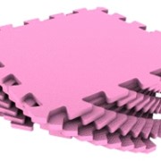 Универсальный коврик розовый 33*33 см фото