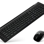 Беспроводный комплект клавиатура + мышка Crown CMMK-950W Black