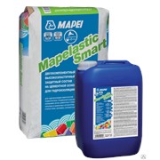 Гидроизоляционная смесь Mapei Mapelastic Smart комплект мешок и канистра фотография