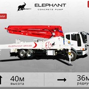Автобетононасос Elephant 4R40 - 40 метров. На шасси Daewoo. В наличии.