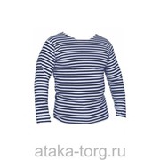 Тельняшка х/б синяя фото