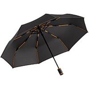 Зонт складной AOC Mini с цветными спицами, оранжевый фотография