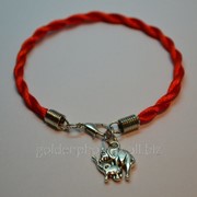 Красная нить с оберегом Слоник 65772942 фото