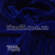 Ткань Велюр (электро-синий) 95 фото