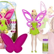 Disney Fairies Кукла фея с крила и шишенце с разтвор за сапунени мехурчета Disney Fairies Кукл фотография