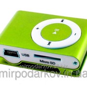 Мр3 плеер дизайн iPod Shuffle + наушники + кабель + коробка Green
