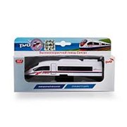 Скоростной поезд Сапсан РЖД металлический, инерционный, открываются двери, Технопарк арт.SB-16-04 фото