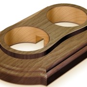 Рамка двухместная деревянная “Элегант“ (индивидуальная упаковка) серия “МЕЗОНИН“ арт GE-70702-26 фотография
