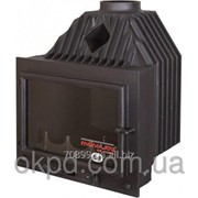 Цельнолитая чугунная каминная топка Monolity Flat 16kW фото