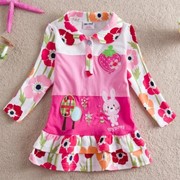 Одежда для девочек Spring/Autumn 2014 new fashion children's clothing wholesale Europe and America lovely kids wear girls dress L66111 (retail), код 1721480786 фото