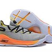 Кроссовки Under Armour Curry 6 Basketball Shoes Low (Grey/Orange) фото